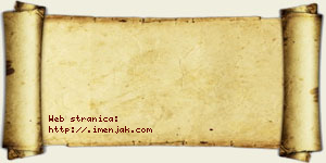 Isidora Anđelković vizit kartica